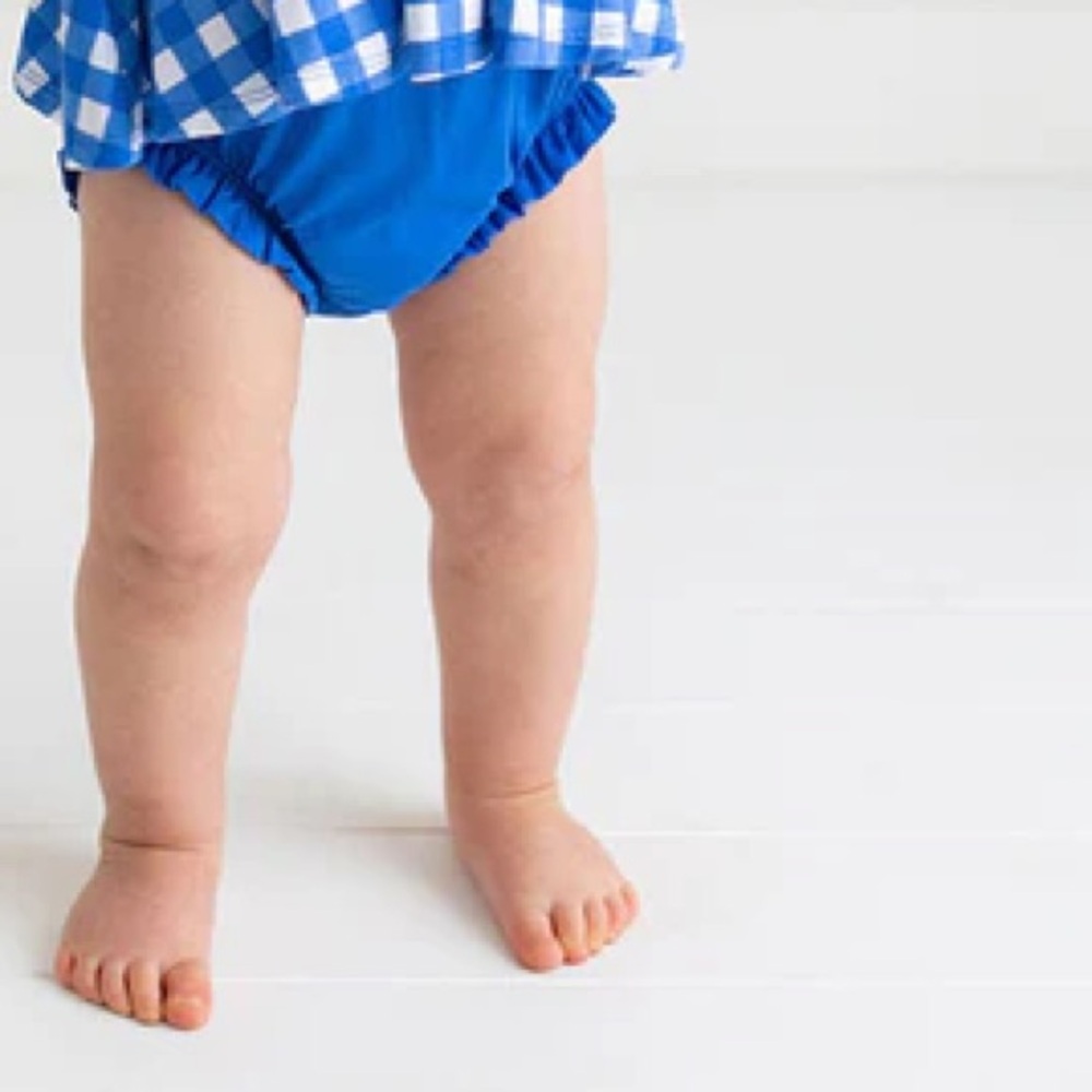 NWOT Posh Peanut Joshua Blue Bummies Bloomers Shorts 12-18 Months